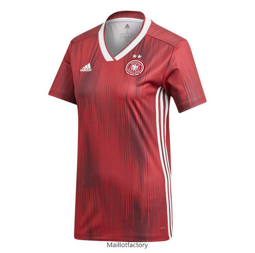 Pas cher Maillot du Allemagne Femme 2019/20 Exterieur Rouge