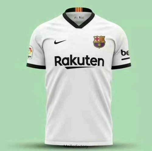 Pas cher Maillot du Barcelone Entraînement 2019/20 Blanc