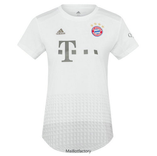 Achetez Maillot du Bayern Munich Femme 2019/20 Exterieur Blanc