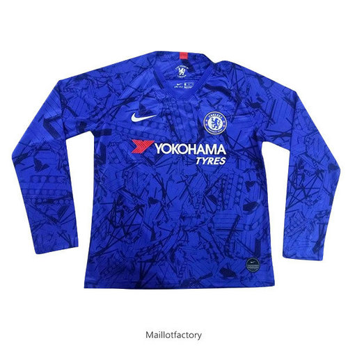 Prix Maillot du Chelsea FC 2019/20 Domicile Manche Longue