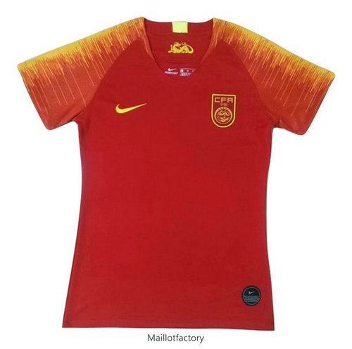 Vente Maillot du Chine Femme 2019/20 Domicile Rouge