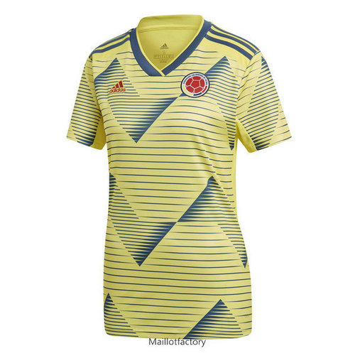 Pas cher Maillot du Colombie Femme 2019/20 Domicile Jaune