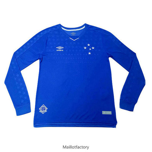 Achetez Maillot du Cruzeiro 2019/20 Domicile Manche Longue Bleu