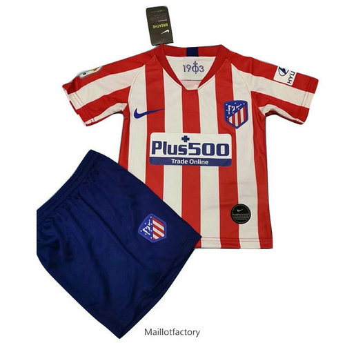 Soldes Maillot du Atletico Madrid Enfant 2019/20 Domicile Rouge/ Blanc