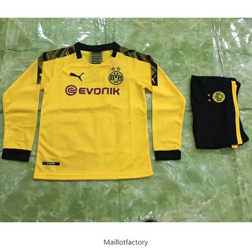 Achat Maillot du Borussia Dortmund Enfant 2019/20 Domicile Manche Longue