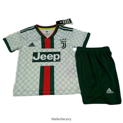 Pas cher Maillot du Juventus Enfant 2019/20 Version Fuite Blanc