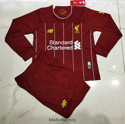 Achat Maillot du Liverpool Enfant 2019/20 Domicile Manche Longue