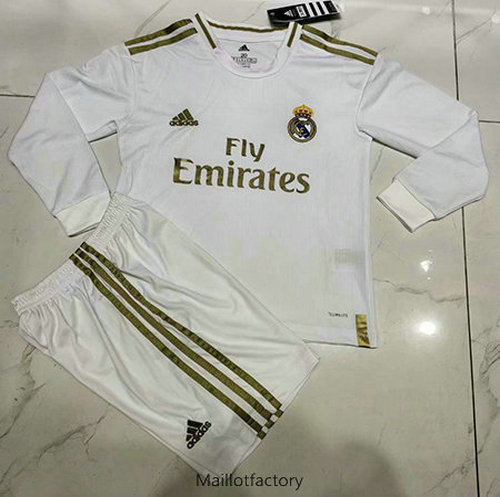 Achat Maillot du Real Madrid Enfant 2019/20 Domicile Manche Longue