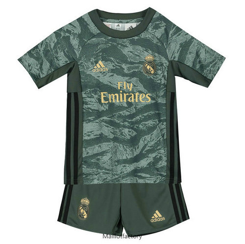 Achat Maillot du Real Madrid Enfant 2019/20 Gris/ Vert