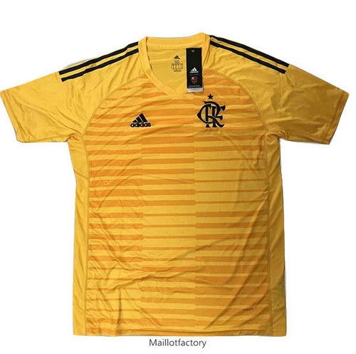 Soldes Maillot du Flamengo 2019/20 Gardien De But Jaune