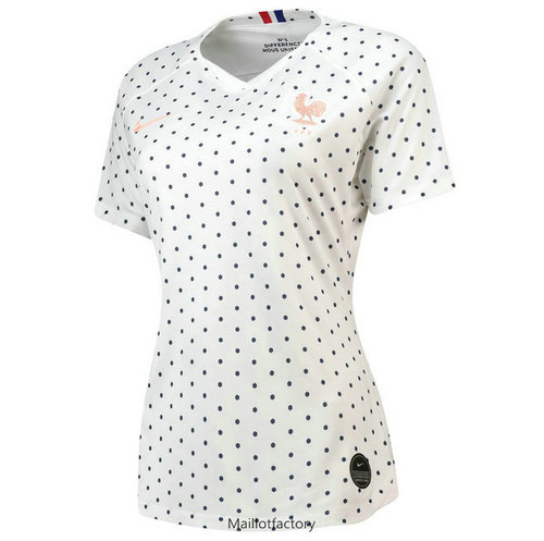 Achetés Maillot du France Femme 2019/20 Blanc