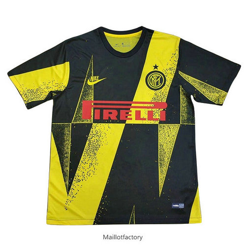 Nouveaux Maillot du Inter Milan champions league edition 2019/20 Noir/Jaune