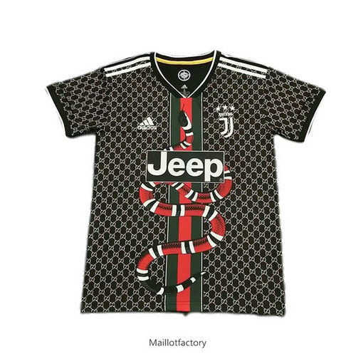 Pas cher Maillot du Juventus Serpent Version 2019/20 Noir