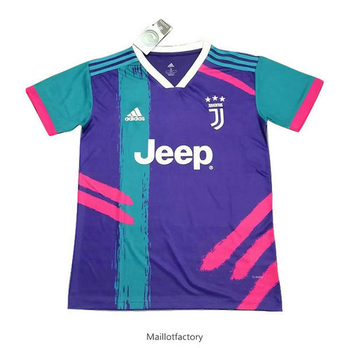 Nouveaux Maillot du Juventus Entraînement Pourpre 2019/20 Bleu