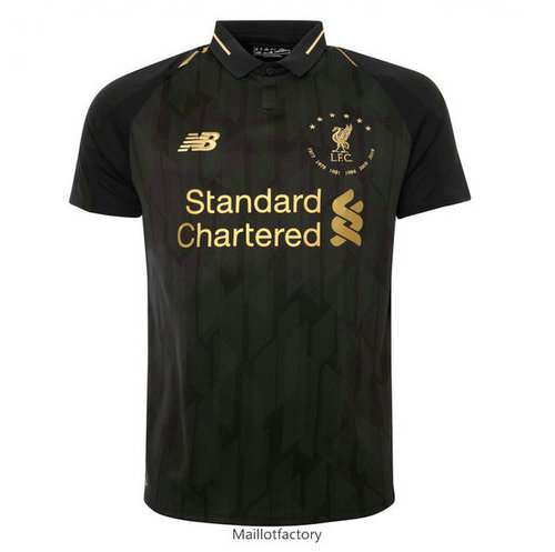 Achetez Maillot du Liverpool 6 étoiles Édition commémorative 2019/20 Noir