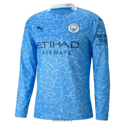 Flocage Maillot du Manchester city 2020/21 Domicile Manche Longue