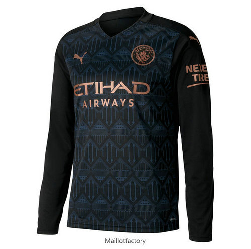 Achetez Maillot du Manchester City 2020/21 Exterieur Manche Longue