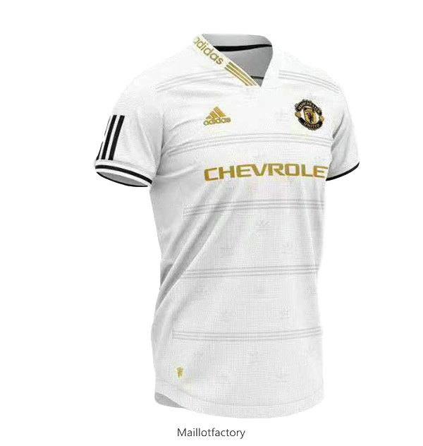 Soldes Maillot du Manchester United Concept edition 2019/20 Jaune/Blanc