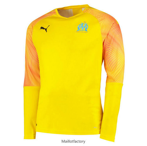 Soldes Maillot du Marseille 2019/20 Domicile Gardien De But Jaune