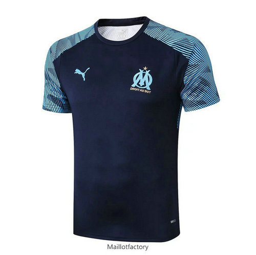 Achetez Maillot du Marseille Pré-Match 2019/20 Col Rond Bleu