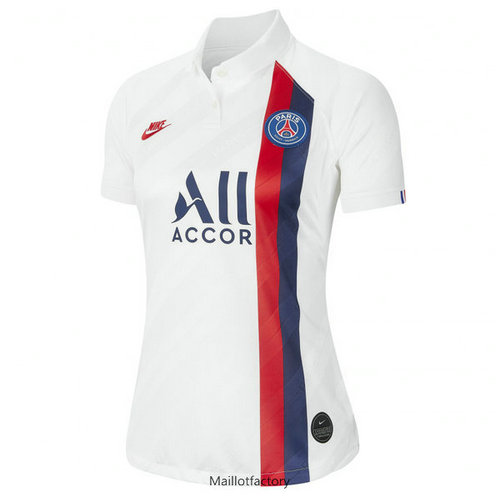 Achetez Maillot du PSG Femme 2019/20 Third Blanc