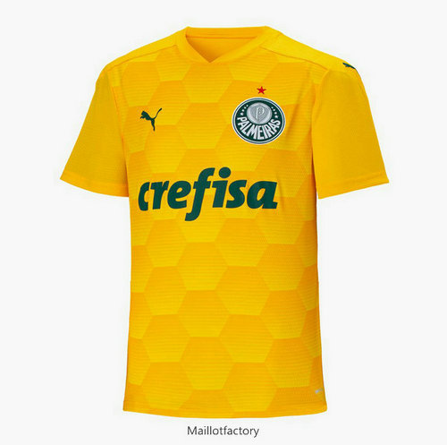 Achat Maillot du Palmeiras 2020/21 Domicile Gardien De But Jaune