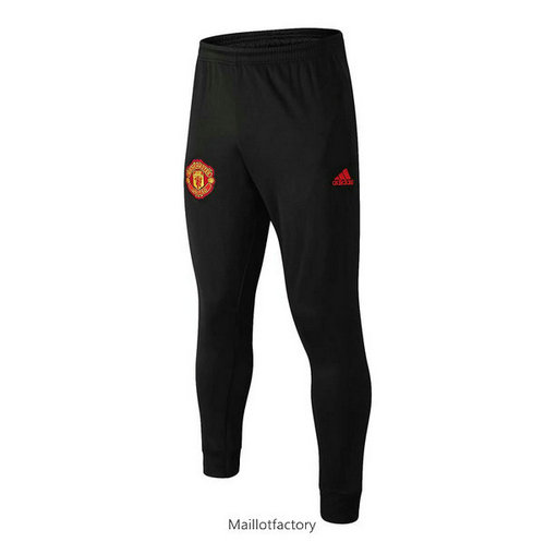 Soldes Maillot du Pantalon Manchester United 2019/20 Noir/Rouge