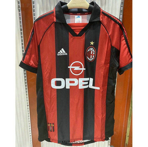 Flocage Retro Maillot du AC Milan 1998-00 Domicile