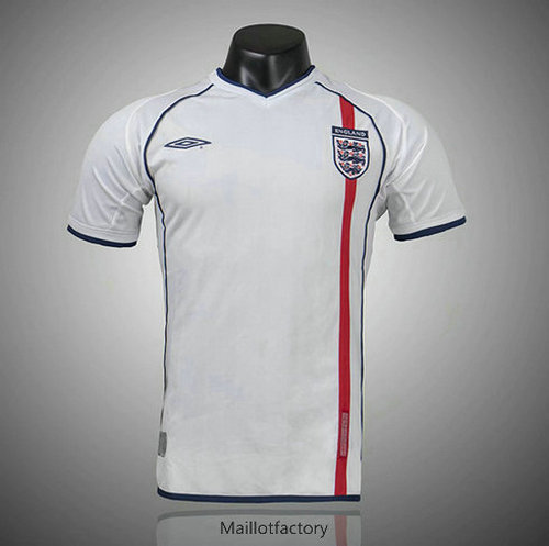 Achat Retro Maillot du Angleterre Coupe du Monde 2002 Domicile