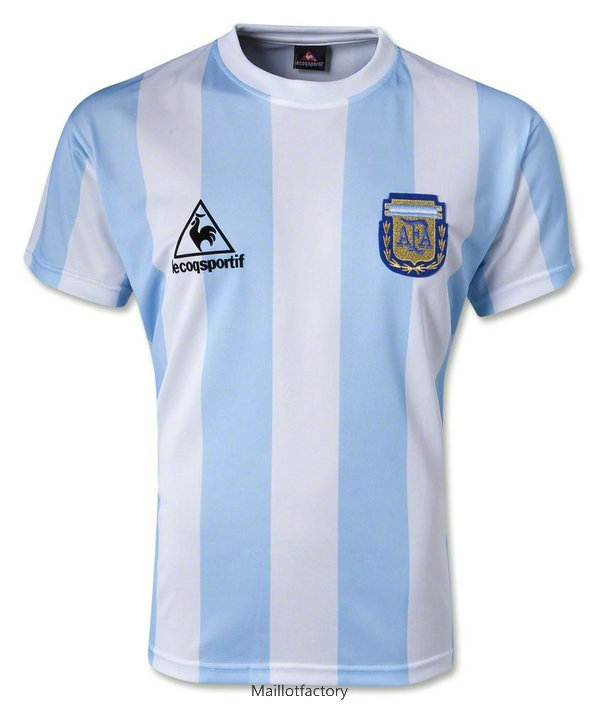 Vente Retro Maillot du Argentina 1986 Domicile