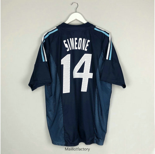 Nouveaux Retro Maillot du Argentina 2002 Exterieur (14 SIMEONE)