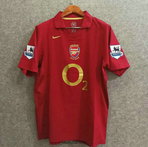 Achat Retro Maillot du Arsenal 2005-06 Domicile