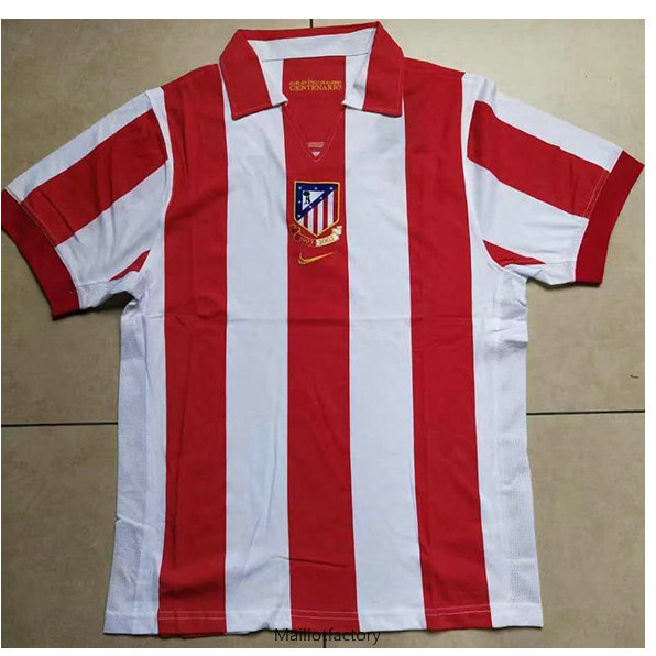 Achetés Retro Maillot du Atletico Madrid édition du centenaire 1903-2003