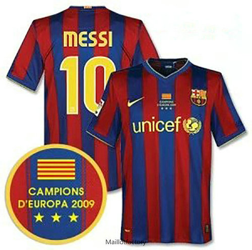 Soldes Retro Maillot du Barcelone 2009-2010 Domicile