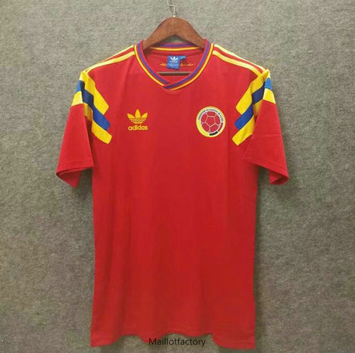 Pas cher Retro Maillot du Colombie Rouge 1990