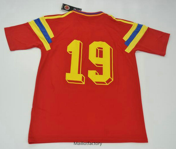 Prix Retro Maillot du Colombie 1990 Rouge (19)