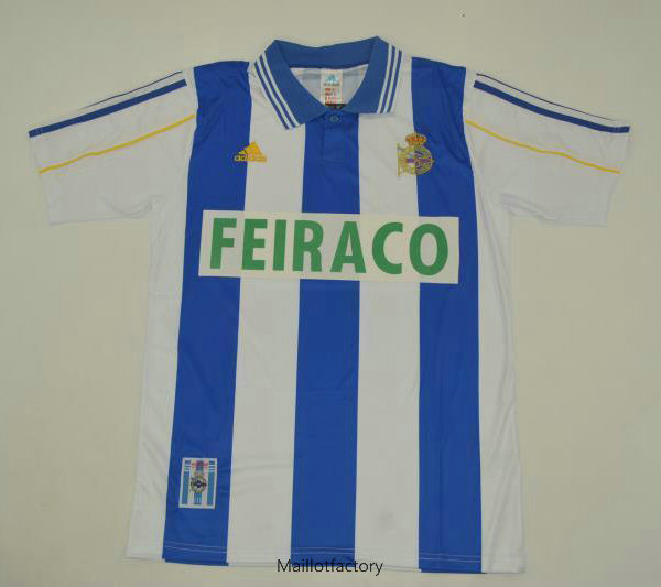 Pas cher Retro Maillot du Deportivo 1999-00 Domicile