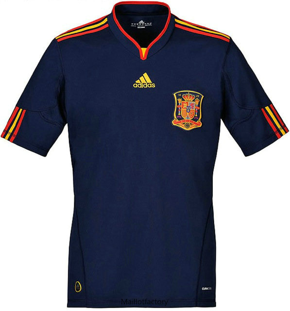 Nouveaux Retro Maillot du Espagne Coupe du Monde 2010 Exterieur