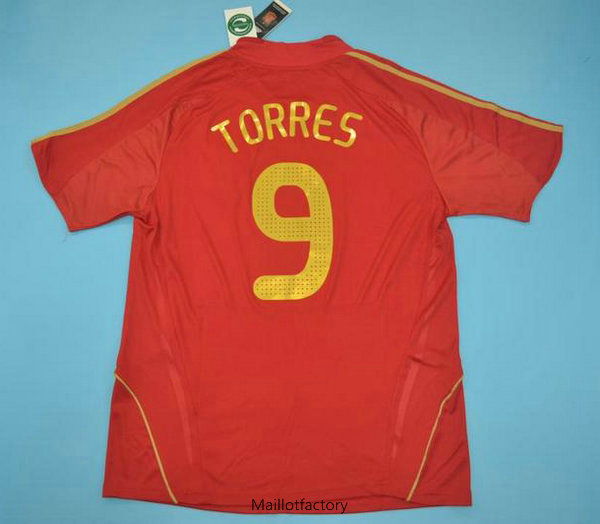 Prix Retro Maillot du Espagne 2008 Domicile (9 Torres)