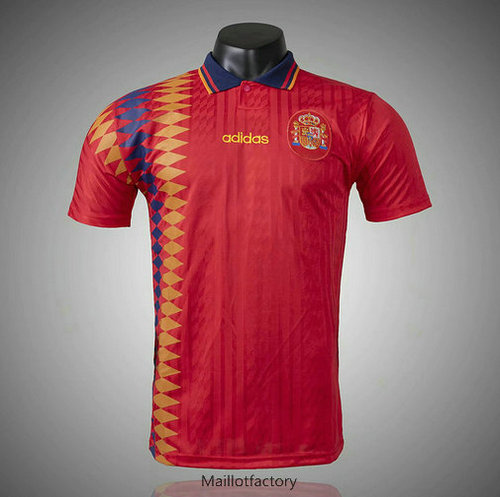 Pas cher Retro Maillot du Espagne 1994 Domicile