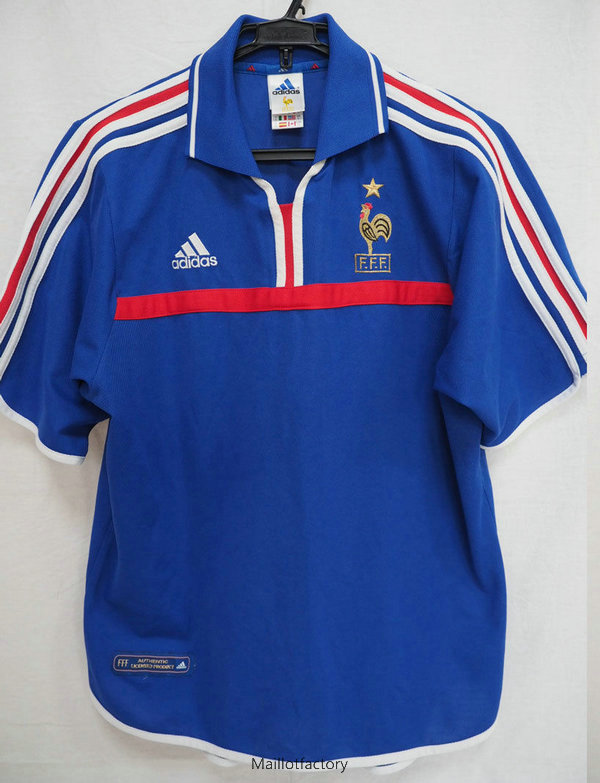 Flocage Retro Maillot du france Coupe du Europe 2000 Domicile