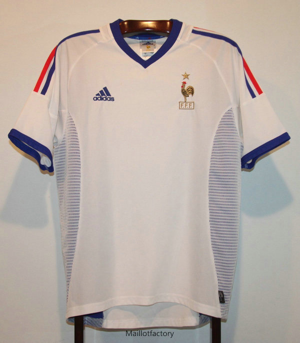 Achetez Retro Maillot du France Coupe du Monde 2002 Exterieur