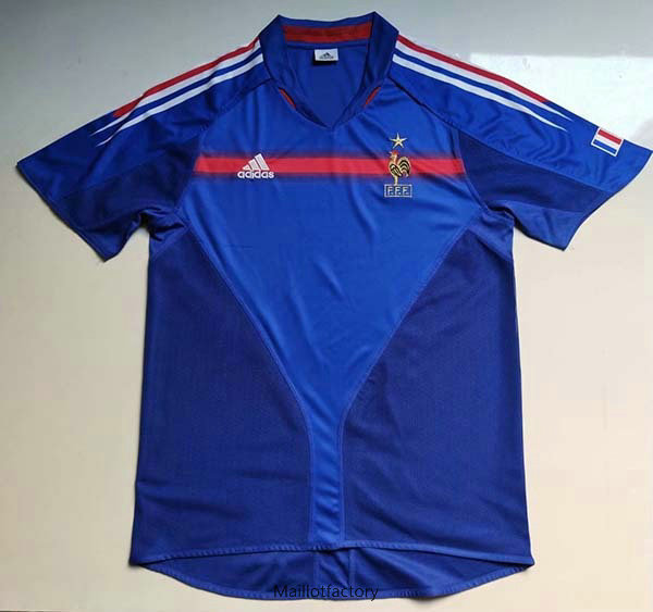 Vente Retro Maillot du France Coupe du Europe 2004 Domicile