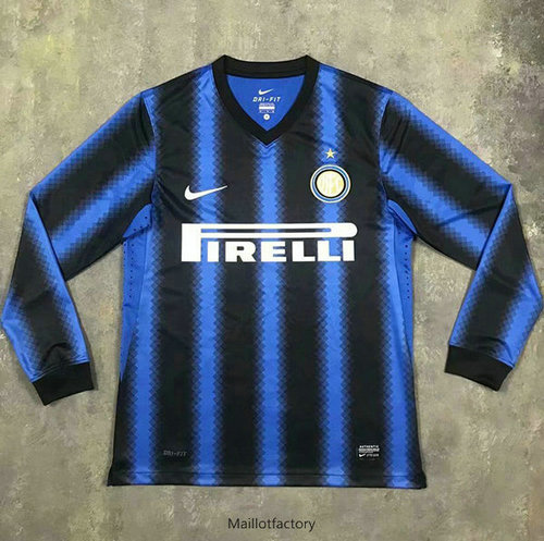 Achat Retro Maillot du Inter Milan 2010-11 Manche Longue Domicile