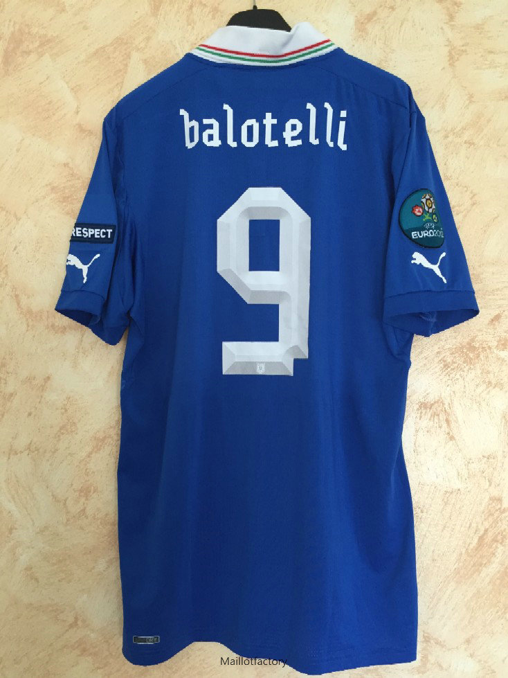 Achetez Retro Maillot du Italie 2012-2013 Domicile (9 Balotelli)