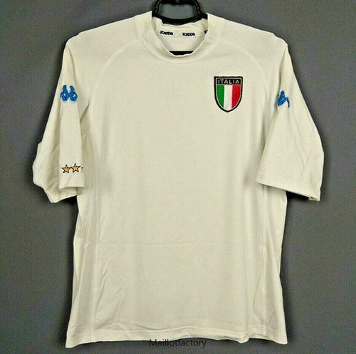 Nouveaux Retro Maillot du Italie 2000 Exterieur Blanc