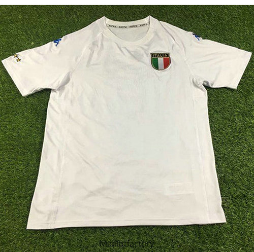 Pas cher Retro Maillot du Italie 2000 Exterieur Blanc