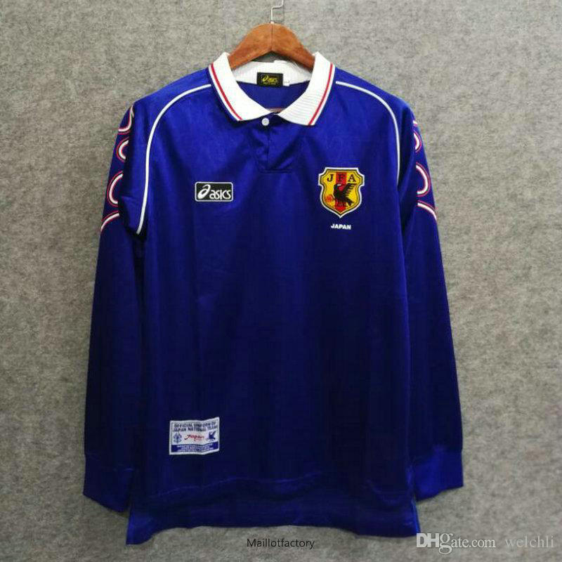 Vente Retro Maillot du Japon 1998 Manche Longue Domicile