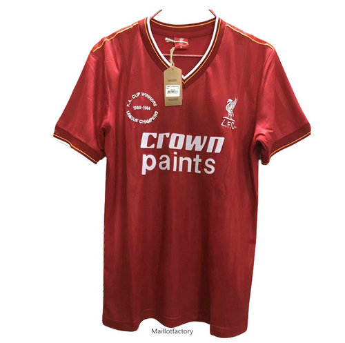 Soldes Retro Maillot du Liverpool 1985-1986 Rouge