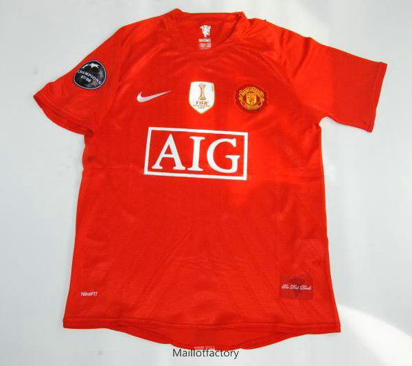 Prix Retro Maillot du UCL Manchester United 2007-08